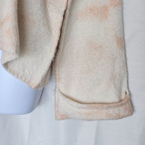 Anthropologie Oversize Maggie Bell Sleeves Knit Pullover Sweater Cream Women's M - Picture 11 of 13